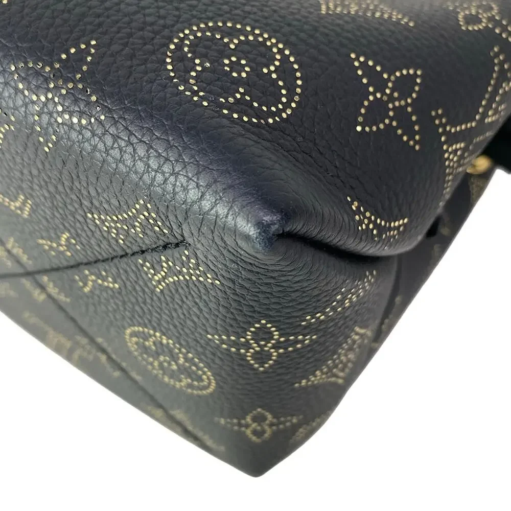 Louis Vuitton Pico Bella Mahina Handbag M82744 Noir Gold - Picture 7 of 16